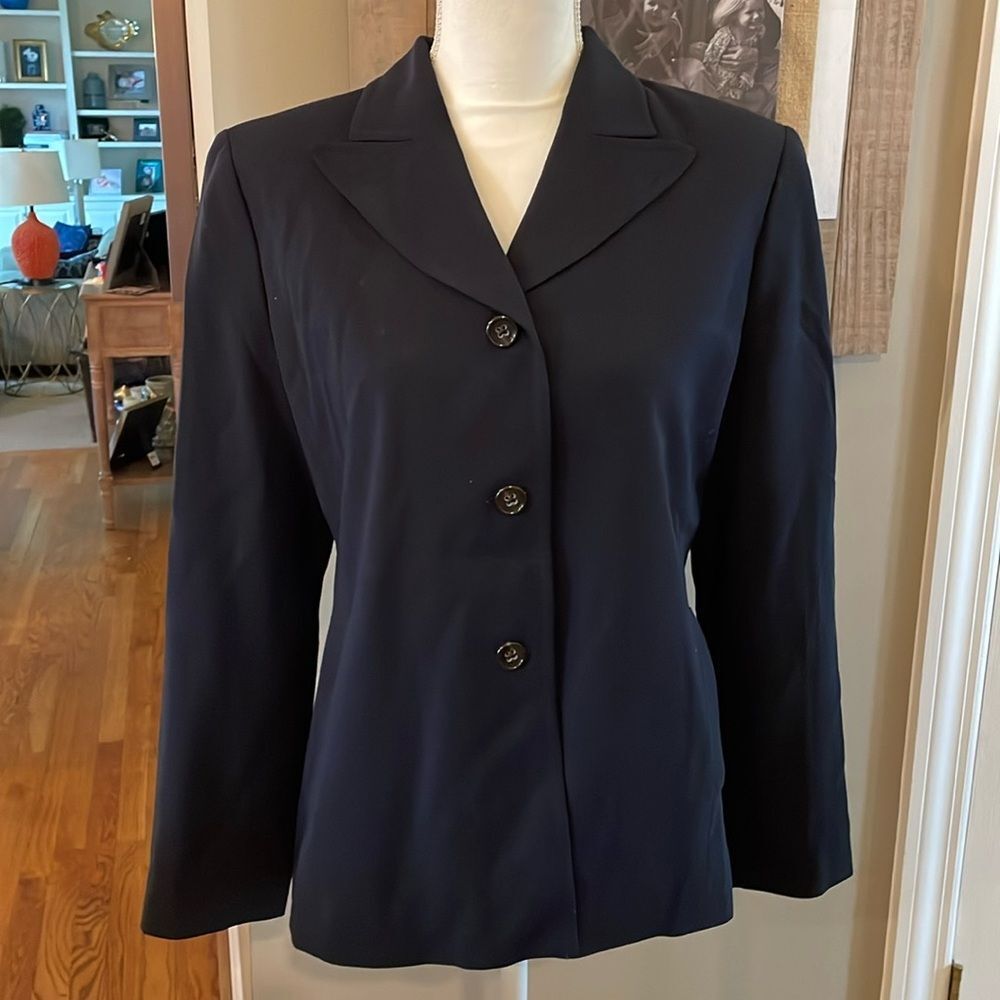 Banana Republic Black Wool Suit Jacket